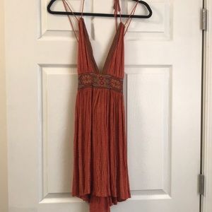 Urban Outfitters orange sun dress